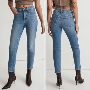 NEW Madewell Tall Stovepipe‎ Jean Calliston Wash, 24T